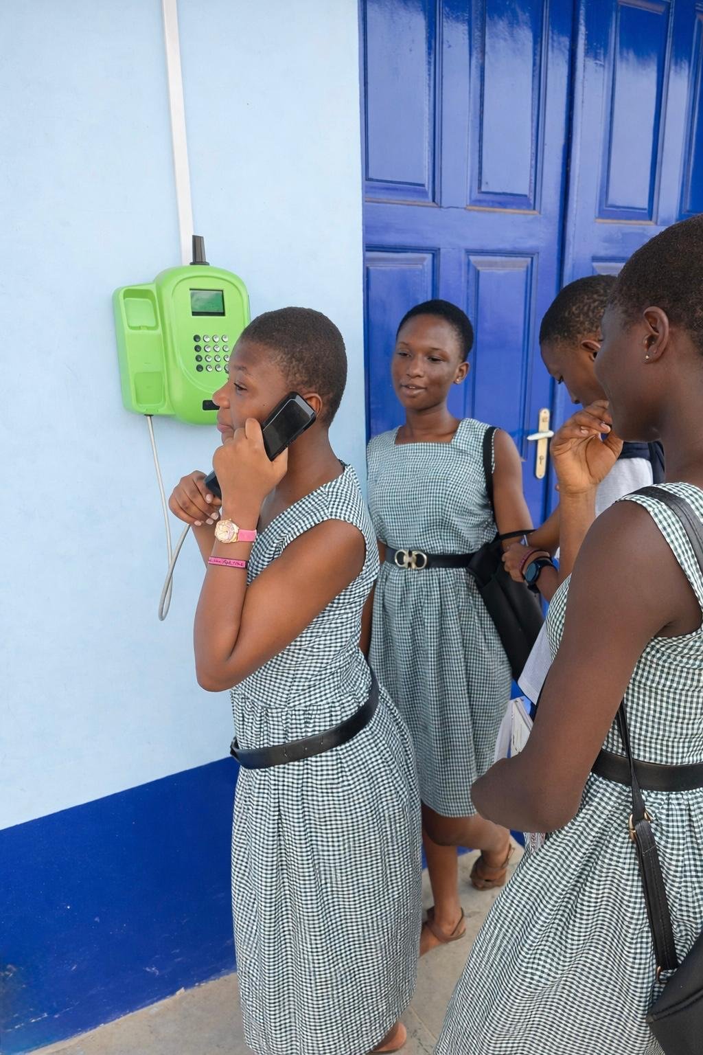 Students collaborating